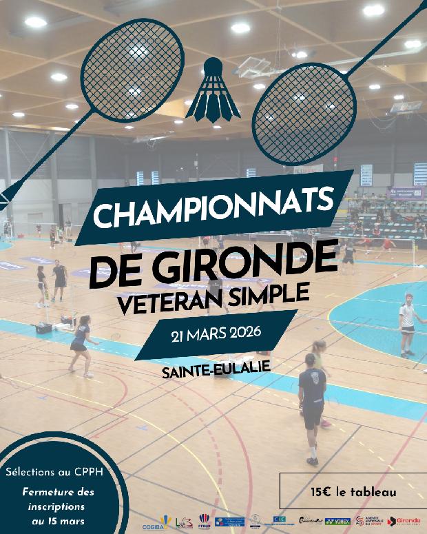 Championnat Départemental 33 - Vétérans simple